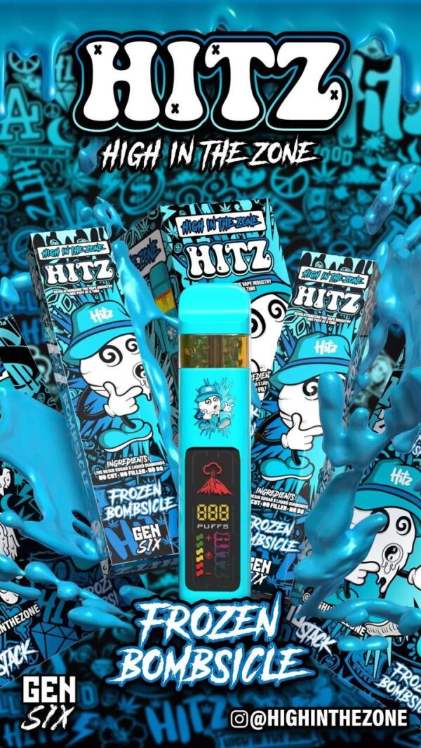 Hitz Frozen Bombsicle, hitz gen six, hitz gen six disposable, hitz gen six disposables, hitz gen 6, hitz gen 6 disposable, hitz gen 6 disposables, hitz gen six reviews, hitz gen six reviews, hitz gen six 2g disposable, hitz gen six 2g, hitz gen six disposable review, hitz disposable, hitz carts, hitz disposable real or fake, hitz disposable real or fake, hitz 2g disposable, hitz disposable 2 gram, hitz menu, high in the zone